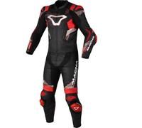 Macna Armadyl 2pc Suits Pelle, Nero/Rosso, 48 Unisex-Adulto