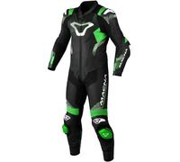 Macna Armadyl, tuta in pelle 1pz. 46 male Nero/Verde/Bianco