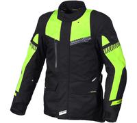 Macna Aspire impermeabile Moto Tessile Giacca, nero-giallo, taglia 3XL per maschi