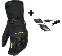 Macna Azra RTX 7.4V Kit, guanti impermeabili riscaldabili L male Nero