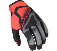 Macna Backyard-1 Guanti da motocross, nero/rosso, Taglia 2XL