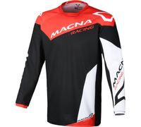 Maglia Motocross Uomo Macna Backyard-1 Black / Red Taglia:XXXL
