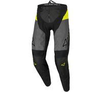 Macna Backyard 1, pantaloni in tessuto 3XL male Nero/Grigio/Giallo Fluo