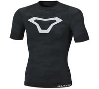 Macna Base Layer Summer Maglietta funzionale, nero/grigio, Taglia L/XL