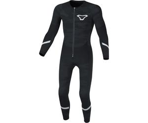 Macna Base Layer Summer Tuta funzionale monopezzo, nero/grigio, Taglia S/M