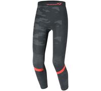 Macna Baselayer, pantaloni funzionali lunghi S/M male Nero/Grigio/Rosso