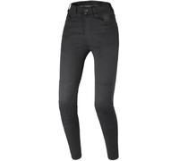 Macna Bernis Jeans da moto da donna, nero, Taglia Long 28