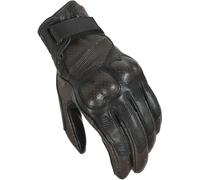 Macna Bold Guanti da moto traforati, nero/marrone, Taglia XL