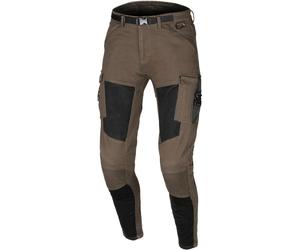 Macna Bombar Pantaloni tessili da moto, marrone, Taglia 32