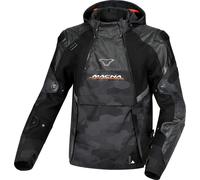 Macna Giacca da moto, Bradical Nero/Arancio S