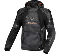 Macna Giacca da moto, Bradical Nero/Arancio S