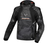 Macna Bradical Camo impermeabile Moto Tessile Giacca, nero-multicolore, taglia S per maschi
