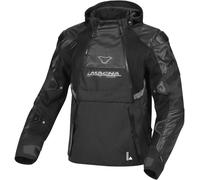 Macna Bradical impermeabile Moto Tessile Giacca, nero, Taglia L