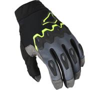 Macna Chameleon-1 Guanti da motocross, nero/grigio/giallo, Taglia L