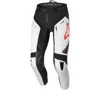 Macna Chameleon-1 Pantaloni da motocross, nero-bianco-rosso, taglia M per maschi