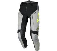 Macna Chameleon-1 Pantaloni da motocross, nero-grigio-giallo, taglia L per maschi