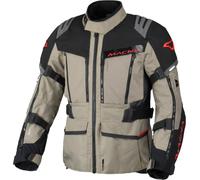 Macna Chieftane impermeabile Moto Tessile Giacca, nero/sabbia, Taglia M
