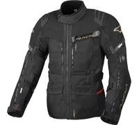 Macna Chieftane Solid impermeabile Moto Tessile Giacca, nero, taglia XL per maschi