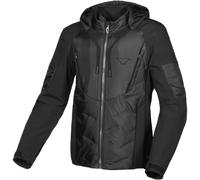 Macna Cocoon giacca tessile moto impermeabile, nero, Taglia M