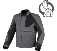 Macna Corvit impermeabile Giacca tessile moto, grigio/nero, Taglia XXL