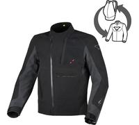 Macna Giacca tessile moto Corvit impermeabile nero taglia XL per maschi