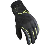 Macna Crew RTX guanti da moto impermeabili, nero/giallo, Taglia M
