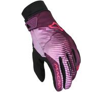 Macna Guanti moto donna Crew RTX Tessuto Nero/Viola Taglia L