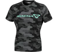 Macna Dazzle Logo 2.0 T-shirt donna, nero/mimetismo, Taglia S