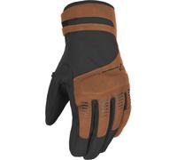 Macna Dim RTX guanti da moto da donna impermeabili, nero-marrone, taglia M per donne