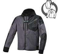 Macna Distec Giacca tessile da motociclista femminile, grigio/nero, Taglia M