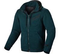 Macna District Motorrad Textiljacke, blu/verde, Taglia 3XL