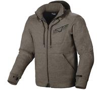 Macna District Motorrad Textiljacke, grigio scuro, Taglia 3XL