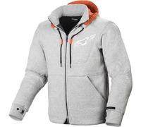 Macna District Motorrad Textiljacke, grigio, taglia S