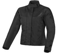 Macna Dromica impermeabile Giacca tessile moto da donna, nero, Taglia L