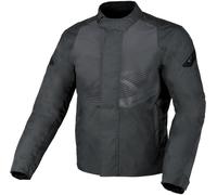 Macna Dromico impermeabile Moto Tessile Giacca, grigio scuro, Taglia L
