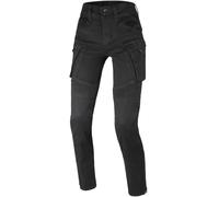 Macna Duplan Leggings da moto da donna, nero, Taglia Short 38
