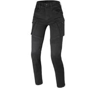 Macna Duplan Leggings da moto da donna, nero, Taglia Short 42
