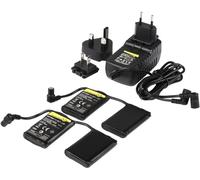 Macna E-Heat, kit batteria/caricabatteria 7.4V 3A male Nero
