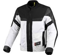 Macna Empire 2.0, giacca tessile impermeabile XS male Grigio Chiaro/Nero