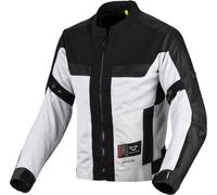 Macna Empire 2.0 impermeabile Giacca tessile moto da donna, Grigio/nero chiaro, Taglia M