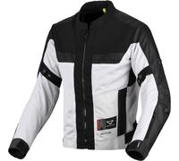 Macna Empire 2.0 impermeabile Giacca tessile moto da donna, nero-grigio, taglia XL per donne