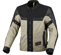 Macna Empire 2.0 impermeabile Giacca tessile moto, nero-beige, taglia M per maschi