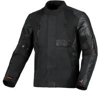 Macna Entrity Giacca tessile da motocicletta impermeabile, nero, Taglia 2XL