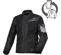 Macna Flexodus Giacca tessile impermeabile per motociclette, nero, taglia XL per donne