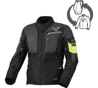 Macna Flexodus NightEye Giacca tessile da motocicletta impermeabile, taglia XL per maschi