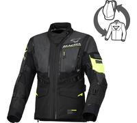 Macna Flexodus NightEye Giacca tessile impermeabile per motociclette, Taglia M