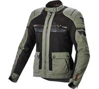 Macna Fluent Giacca tessile moto da donna, verde, taglia S per donne