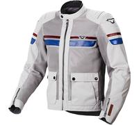 Macna Fluent Giacca tessile moto, Grigio chiaro, Taglia S