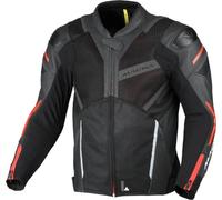 Giacca In Pelle Macna Galvic Nero Rosso UOMO 52