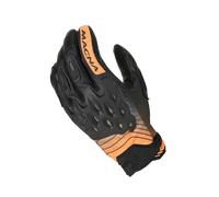 Macna Guanti da moto Tanami – tessuto, nero-arancione – Taglia XL Uomo